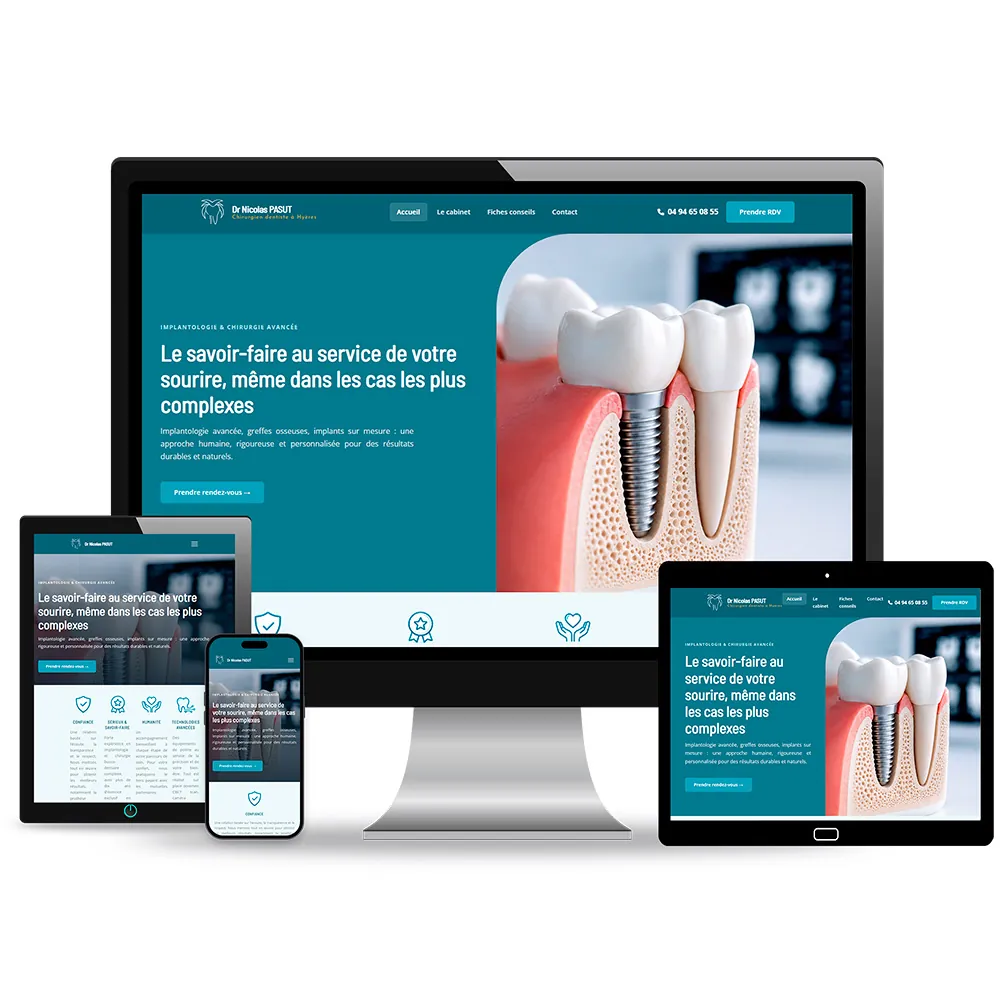 Site internet Dr Nicolas Pasut – Hyères