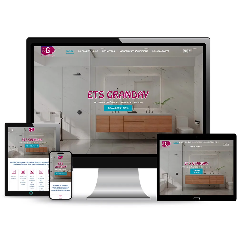 Site internet ETS Granday – Le Lavandou