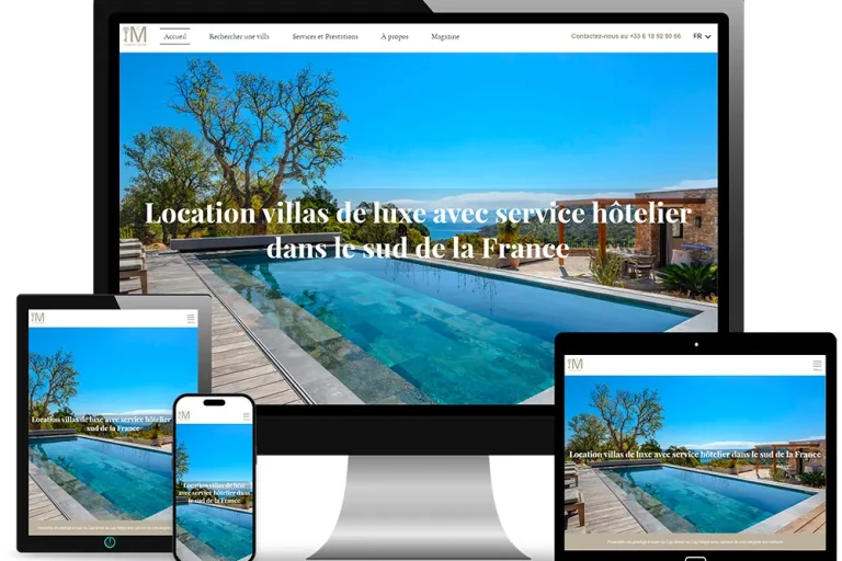 Site internet Collection Michel réalisé par MagWeb Création