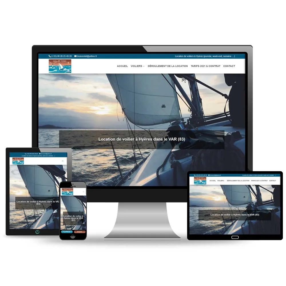 Site internet Mal de Terre – Hyères
