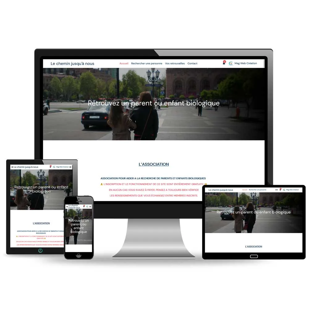 Site internet Le chemin jusqu’à nous – Le Lavandou