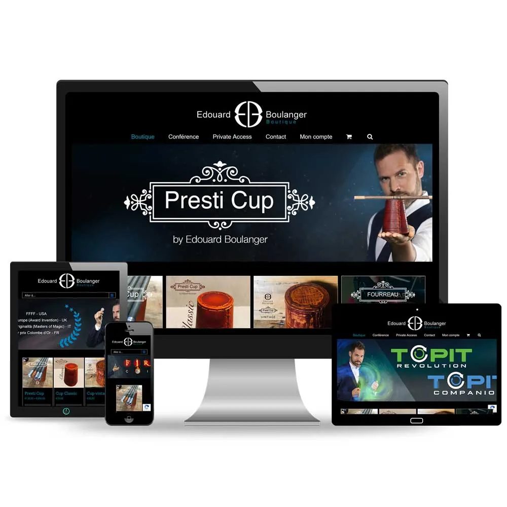 Site internet Edouard Boulanger – Var