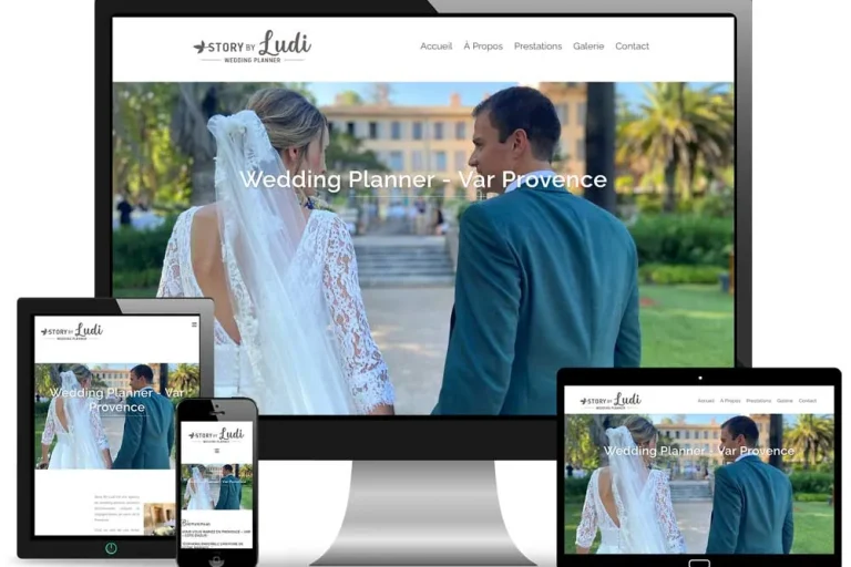 Site internet Story by Ludi réalisé par MagWeb Création